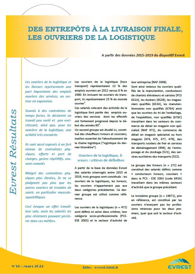 Evrest Résultat N°16