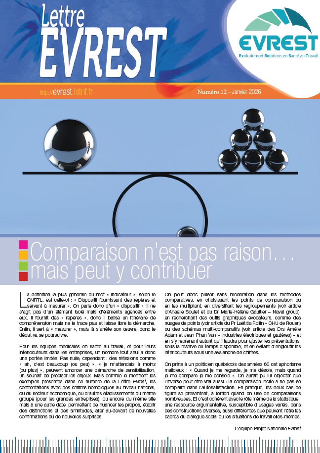 Lettre Evrest n°12 (2026)